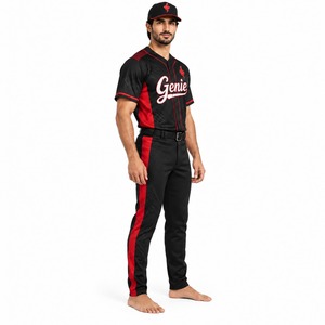 Uniforme de Béisbol Premium Cómodo, Ropa Deportiva, Diseñado con Tela de Secado Rápido y Construcción Transpirable - Product Image 3