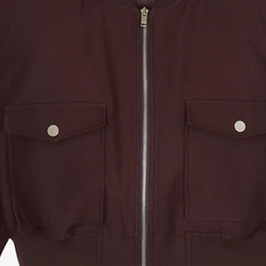 Blouson Bomber Unisexe PB&ZA Printemps 2026 à Fermeture Éclair, Chic Vintage, Manches Longues, Léger, Imperméable, Réversible - Product Image 4