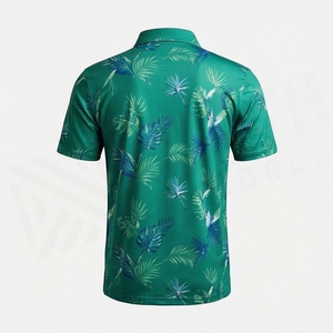 เสื้อโปโลแขนสั้นผู้ชาย พิมพ์ลาย ทรงสลิมฟิต คุณภาพพรีเมียม สำหรับเล่นกีฬา ออกกำลังกาย สีสันปรับแต่งได้ - Product Image 2
