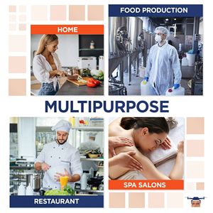 Capelli monouso per capelli da 22 pollici in Nylon marrone scuro retina per capelli da cucina 1440 con apertura da 0.25 pollici cuffia chirurgica traspirante - Product Image 6