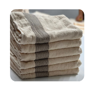Ensemble de serviettes de bain en coton éponge absorbant, motif Dobby, serviettes pour les mains et le visage, pour hôtel, complexe hôtelier, maison, articles essentiels - Product Image 2