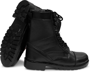 Premium Leather <b>Boots</b> For Men Elegant Design Lace Up Durable <b>Boots</b> With Breathable Comfort Lining Ideal For Office Casual Wear - Product Image 3