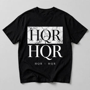 เสื้อยืดลำลองแขนสั้นสีส้มสำหรับผู้ชาย HQR Apparel ลายตัวอักษร คอวี แห้งเร็ว ระบายอากาศได้ดี ผ้าฝ้าย ทรงปกติ โลโก้ด้านหน้า - Product Image 2