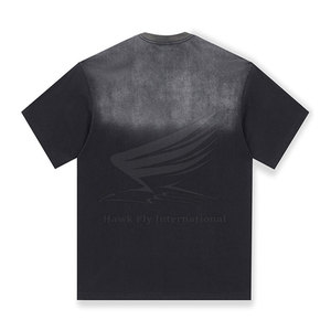 Camiseta con Efecto Desgastado por el Sol, Calidad Premium, Nuevo Diseño, 100% Algodón, Logotipo Personalizado, Transpirable, Informal para Hombre, Hecho en Pakistán - Product Image 6