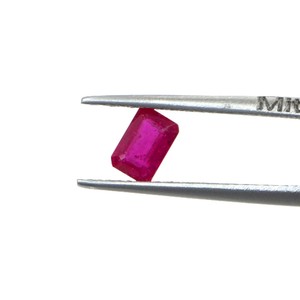 Rubis naturels de Bangkok, octogones calibrés 4x6mm, pierres précieuses de rubis naturelles facettées pour la fabrication de bijoux, prêtes à l'emploi - Product Image 2
