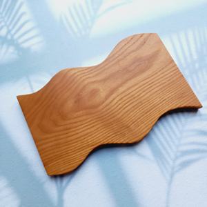 Assiette de service de fruits en bois d'acacia rond, solide, de forme Unique, vente en gros, Offre Spéciale - Product Image 4