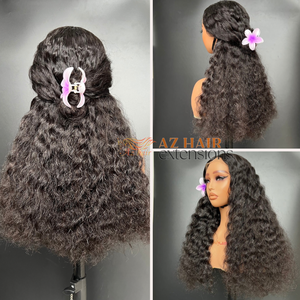 วิกผมแท้12A เรมี่ผมคนแบบชาวพม่าผมหยิกหยักลึกผมหยิกลอนแบบลอนวิกผมฐานน้ำวิกผมตรง - Product Image 3