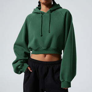 Sudaderas con Capucha para Mujer, 100% Algodón, Calidad Premium OEM, Personalizadas con Logotipo Impreso en DTF, Bordado 3D, Forro Polar Ecológico, Estilo Urbano - Product Image 2