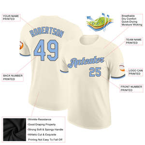 Camiseta de Béisbol Personalizada con Nombre de Equipo OEM, Camiseta Deportiva Sublimada de Secado Rápido, Uniforme Atlético de Marca Privada, Camisetas para Hombre al por Mayor en EE. UU. - Product Image 2