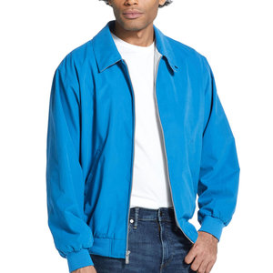 Veste coupe-vent légère et chaude pour homme, nouveau design, fermeture éclair, motif uni - Product Image 1