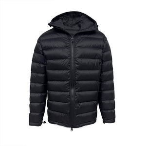 Fully Customized <b>Men's</b> Waterproof <b>Canvas</b> Puffer <b>Jackets</b> Polyester Wadding Filled Winter DDP Shipping - Product Image 1