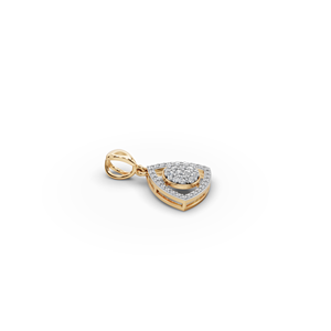 Pendentif et breloque géométriques en or et diamant de laboratoire, accessoire de luxe - Product Image 4