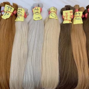 Vente en gros au meilleur prix Top couleur cheveux en vrac blond couleur 100% vietnamien cheveux bruts de haute qualité - Product Image 5