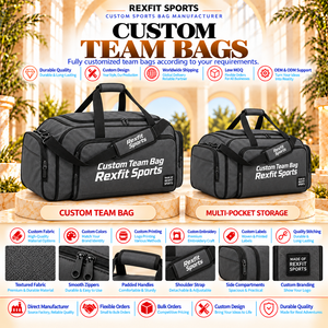 Bolsa de deporte resistente con diseño personalizado para equipos, gran capacidad para zapatos y correa de hombro acolchada, venta al por mayor. - Product Image 4