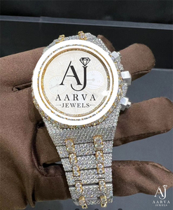 Reloj Mecánico Deportivo de Lujo con Cristal de Zafiro, Esfera Plateada y Dorada, Manecillas Luminosas, Visualización de Fecha y Correa de Acero Inoxidable - Product Image 5