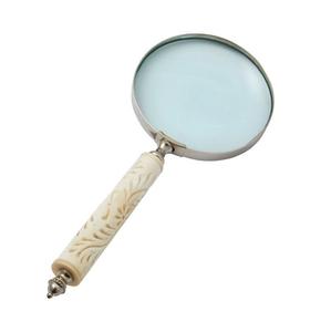 Lupa de Latón Resistente con Lente de Alta Definición, Herramienta de Lectura Manual para Letras Pequeñas, Joyería, Sellos, Manualidades e Inspección - Product Image 1