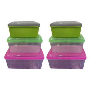 Contenedor Rectangular de Plástico para Almacenamiento de Alimentos con Tapa de Cierre Seguro, Libre de BPA, Apto para Congelador y Microondas - Product Image 3