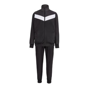 Conjunto deportivo informal de punto con paneles en contraste, corte regular, para gimnasio, correr y actividades deportivas para hombre. - Product Image 1