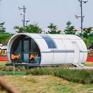 Tiny House préfabriquée écoénergétique à louer, conteneur mobile en acier <span class=keywords><strong>de</strong></span> type capsule spatiale pour usage extérieur (salle <span class=keywords><strong>de</strong></span> bain, salle <span class=keywords><strong>de</strong></span> sport, hôtel pour animaux <span class=keywords><strong>de</strong></span> compagnie) - Product Image 1