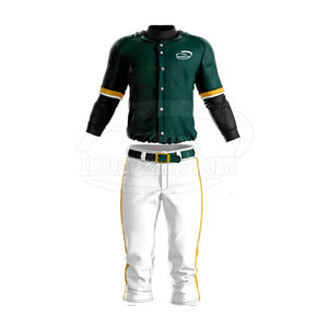 Nouvelle arrivée Uniforme de baseball de haute qualité Ensemble en polyester léger pour équipes grande taille respirant - Product Image 3