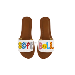Pantoufles perlées faites à la main, dernières tendances, personnalisées pour les fans de matchs sportifs et les pom-pom girls – Design artisanal - Product Image 2