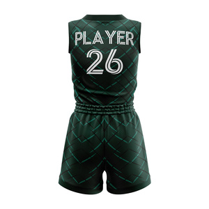 Ensemble de maillots de basket-ball personnalisés pour femmes, sublimation, uniforme d'équipe, respirant, anti-transpiration, vêtements de sport - Product Image 6