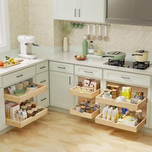 Divisores de Cajones de Madera Contemporáneos para Armarios de Cocina, Organizador Práctico para Interiores de Armarios - Product Image 3