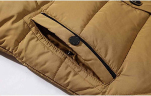 OEM Manufacturer Custom Fur Collar Hooded Men Winter Coat Outerwear <b>Jacket</b> Top Quality <b>Jackets</b> <b>Zip</b> <b>up</b> Hood Winter Puffer <b>Jackets</b> - Product Image 6