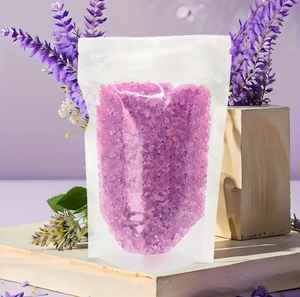 Sel de bain himalayen naturel et écologique, mélange minéral et végétal pour spa, avec huile d'eucalyptus pour une détoxifiante et rafraîchissante, soin lissant pour la peau - Product Image 5