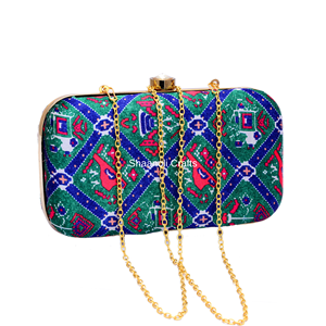 Bolso de mano hecho a mano con estampado para mujer, con asa única, ideal como regalo de boda, recuerdo o bolso de noche. Hermosos bolsos de mano. - Product Image 5