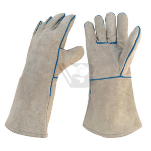 Hot Selling High Quality Leather Safety <b>Gloves</b> / New Style OEM Services Breathable Customized Protective Welding <b>Gloves</b> - Product Image 1
