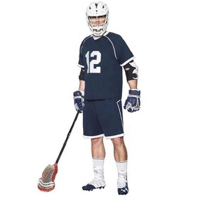 Plus Size Design Your Own Logo Lacrosse Uniform Premium Quality Sports Wear Lacrosse Uniform Custom Sublimated Jersey And Shorts - Product Image 5
