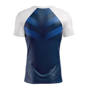 Custom Quick Dry Men Short Sleeve Compression Shirt Gym Workout Compression Top Wholesale Price Gym Training Base Layer - Product Image 2