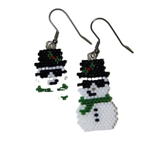 ต่างหูปักลูกปัดขนาดเม็ดเล็กตามสั่งเครื่องประดับแฟชั่นทำมือคุณภาพสูงจากอินเดีย - Product Image 1