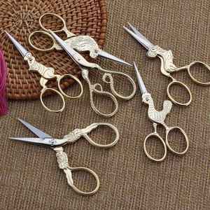 Vintage Classic Durable Stainless Steel Embroidery Scissors Sharp Tip Straight Blade Home Sewing Tool Cuticle Care Scissors - Product Image 2