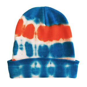 Gorro de Pescador Tejido con Degradado Tie Dye para Mujeres y Niñas, Gorro Holgado de Lana con Rayas 2026 - Product Image 3