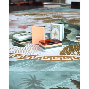 Tuiles de Mahjong américaines de luxe en acrylique à 4 couches, 160 tuiles, avec un design élégant et une finition durable pour les soirées de jeu - Product Image 2