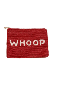 Toxica Beaded <b>Mini</b> Coin Purse With Zipper Closure Handmade Fashion Unisex - Product Image 2