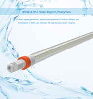 Éclairage pour poulailler, tubes LED à spectre complet pour poulets, éclairage professionnel, lumière étanche IP67, LED à montage rapide
