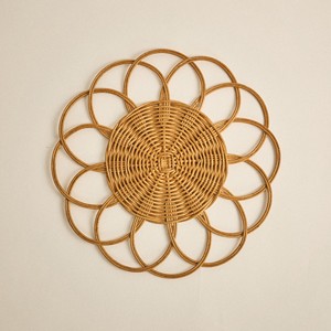 Handwoven Rattan <b>Placemat</b> Charger for Tableware Customized Wedding Home <b>Dining</b> Decoration Plate Charger made in Vietnam - Product Image 1