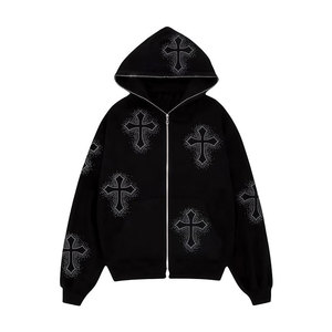 2026 Reasonable Price <b>Mens</b> Custom Brand name Rhinestone Hoodies With Best Quality And unique Style Unisex Hoodie <b>Pullover</b> - Product Image 1