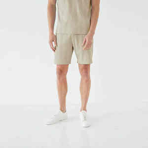 Ensemble de sport décontracté pour homme, t-shirt à manches courtes et short cargo, 2 pièces, coton tricoté respirant et à séchage rapide, nouvelle collection été - Product Image 5
