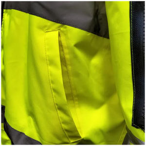 Veste de travail et pantalon cargo réfléchissants haute visibilité en polyester imperméable de classe 2 pour la sécurité routière (OEM) - Product Image 5