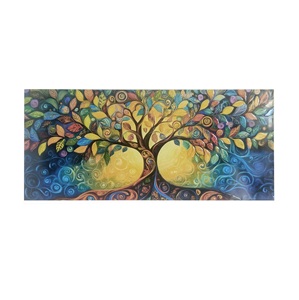 Panel Decorativo de Pared con Relieve Metálico e Impresión UV, Decoración 3D para Sala de Estar, Arte Mural, Tamaño y Forma Personalizables - Product Image 1