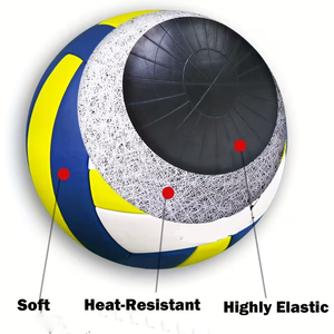 Balón de Voleibol Cosido a Máquina, PU y TPU, Personalizado, Precio al por Mayor, Duradero, Disponible en Todos los Diseños y Tamaños, Balón de Entrenamiento - Product Image 6