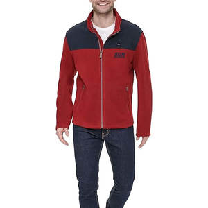 Dernier design, fabrication usine, prix compétitif, veste polaire pour homme, col montant, logo frontal, imperméable, respirante, vente en gros, hiver pour homme - Product Image 1