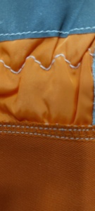ถุงมือนิรภัยอะรามิด สีขาว สีส้ม สายรัดข้อมือแบบยืดหยุ่น กันลื่น ทนต่อการเสียดสี ป้องกันไฟฟ้าสถิต ระบายอากาศได้ 8MIL สำหรับใช้งานทั่วไป - Product Image 2