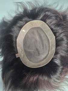 Prothèse capillaire en cheveux humains Remy indiens, modèle Los Angeles - Styles bouclés crépus et ondulations profondes, texture lisse, Bangladesh - Product Image 6