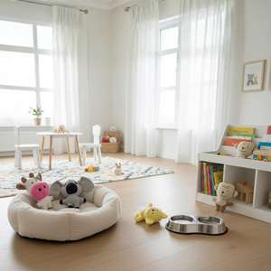 YOMMY HappyZoo Furry Friends 20*19*7CM Giocattolo per Cani e Gatti, Morbido Peluche Resistente e Abbracciabile per l'Intrattenimento degli Animali Domestici - Product Image 4