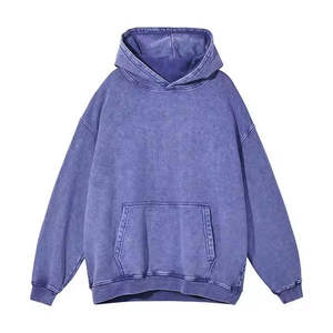 Sweat à capuche délavé à l'acide pour homme, en coton original, anti-rétrécissement, respirant, de haute qualité, à prix bas - Product Image 6